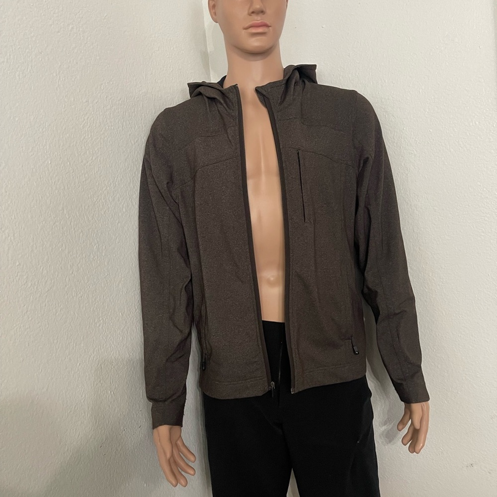 Lululemon The Contender Full Zip Jacket-Size (S)-Brown Hooded Jacket - Picture 7 of 12
